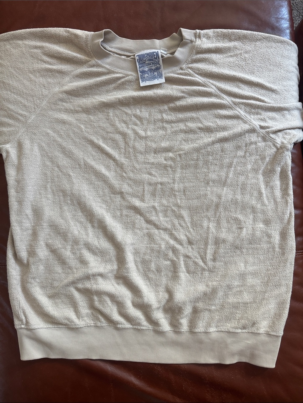 Jungmaven Cream Terry Crewneck Sweater - Picture 2 of 3